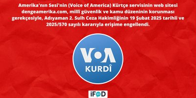 Amerika'nın Sesi Kürtçe internet yayınına erişim engeli