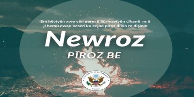 ABD'nin Suriye Büyükelçiliği’nden Kürtçe Newroz mesajı