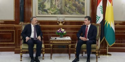 Neçirvan Barzani, Türkiye Dışişleri Bakan Yardımcısı Yılmaz ile görüştü