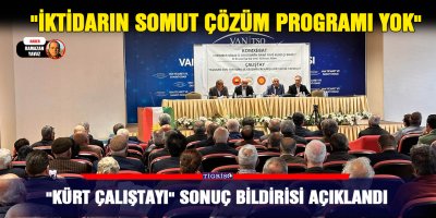 "Kürt çalıştayı" sonuç bildirisi açıklandı