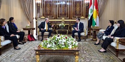 Mesrur ​​Barzani ve Hollanda Başsavcısı, Kürt halkına yönelik soykırımları görüştü