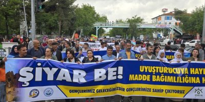 Diyarbakır’da uyuşturucuya karşı yürüyüş yankı buldu