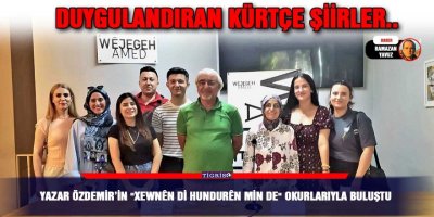 Yazar Özdemir’in "Xewnên Di Hundurên Min De" okurlarıyla buluştu