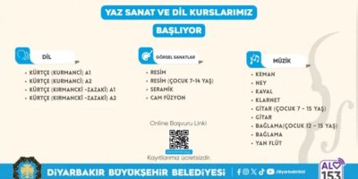 Diyarbakır’da ücretsiz kursları için başvurular başladı