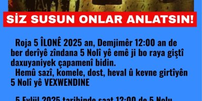 Diyarbakır 5 NO'lu Cezaevi Hafıza Müzesi İnisiyatif  Grubu'ndan basın açıklaması