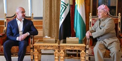 Başkan Barzani ve Bafıl Talabani Pirmam'da görüştü