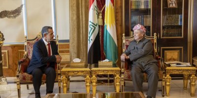Başkan Barzani, Şırnak Valisi Ekici'yi kabul etti