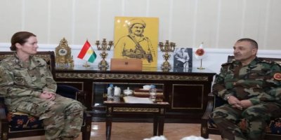 ABD'li askeri yetkili ve Peşmerge Komutanı, bölgedeki tehditleri görüştü