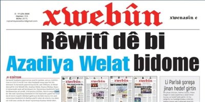 Xwebûn gazetesi yoluna Azadiya Welat olarak devam edecek