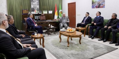 PWK Heyeti Süleymaniye’de KYB Dış İlişkiler Ofisi’ni Ziyaret Etti