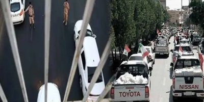 Irak bayrağı taşıyan Haşdi Şabi güçleri İran’da görüntülendi!