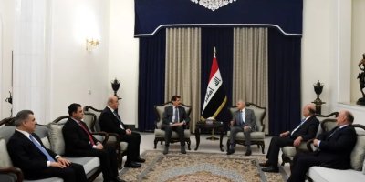 KDP heyeti Irak Cumhurbaşkanı ile görüştü