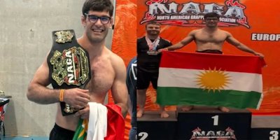 Kürt sporcu NAGA şampiyonu oldu