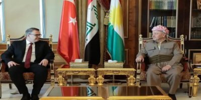 Başkan Barzani, Türkiye’nin Bağdat Büyükelçisi İnan’ı kabul etti