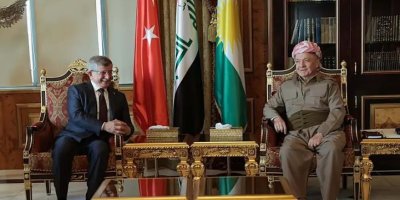 Başkan Barzani, Ahmet Davutoğlu ile Bölgesel Gelişmeleri Görüştü