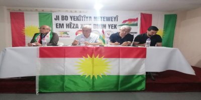 PÊLKURD, PSK, PWK, VEJÎN, BAĞIMSIZ ŞAHSİYETLER İZMİR'DE BİR KONFERANS DÜZENLEDİLER
