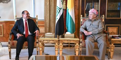 Başkan Barzani, Bağdat Valisini kabul etti