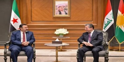 Mesrur Barzani, Suriye Eğitim Bakanı ve beraberindeki heyeti kabul etti