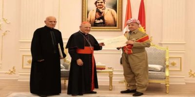 Başkan Barzani’ye Vatikan Papası’ndan yüksek düzeyde onur nişanı
