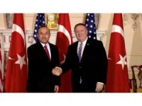Çavuşoğlu Pompeo ile görüştü