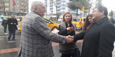 Batman/ Yurtsever Demokrat İttifak Turgut Özal Bulvarı’nda Bildiri Dağıttı
