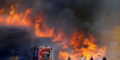 Germiyan’da da ekinler yakılıyor