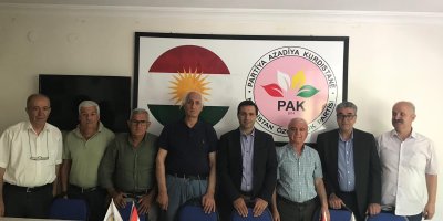 PDK-İran Heyeti Diyarbakır’da PAK’ı Ziyaret Etti