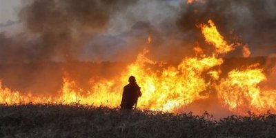 Şengal’de tarlalar ateşe veriliyor: 2 ölü
