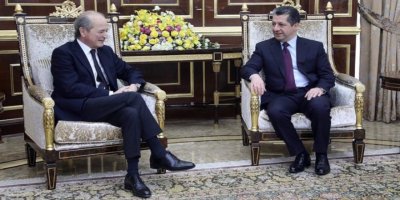 Mesrur Barzani Fransa’nın Suriye Özel Temsilcisi’yle görüştü