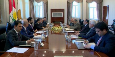 Mesrur Barzani, Irak heyeti ile görüşüyor!