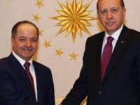 Barzani Ankara’da Erdogan ve Yildirim ile görüştü