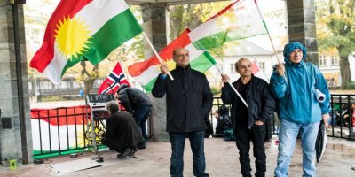 Norveç’te Kürt mitingi