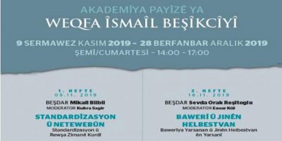 Weqfa Îsmaîl Beşîkçîyî dê “Akademîya Payîzê” pêk bîne