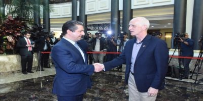 Mesrûr Barzanî li gel şandeke Kongreya Amerîka civîya