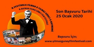 Yılmaz Güney Film Festivali’ne son başvurular 25 Ocak’ta