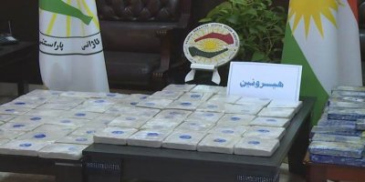 Duhok’ta 57,5 kilo eroin ele geçirildi; Türkiye’ye geçirilecekti